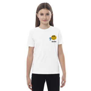 Camiseta algodón orgánico niño Sonríe